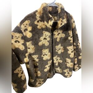 SHEIN teddy bear coat NWOT size xL
